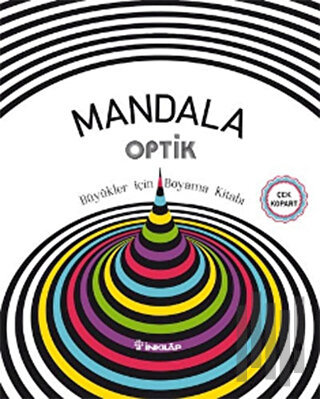 Mandala Optik - Büyükler İçin Boyama Kitabı | Kitap Ambarı