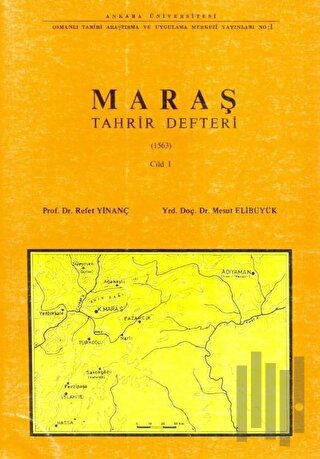 Maraş Tahrir Defteri (1563) 1 - 2 Cilt Takım 1. Hamur