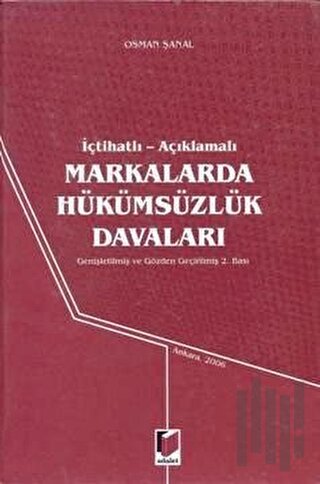 Markalarda Hükümsüzlük Davaları (Ciltli)