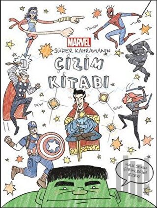 Marvel Süper Kahramanın Çizim Kitabı | Kitap Ambarı