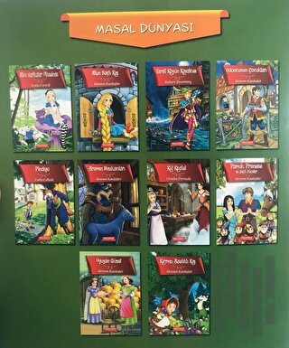 Masal Dünyası Düz - 10 Kitap Takım