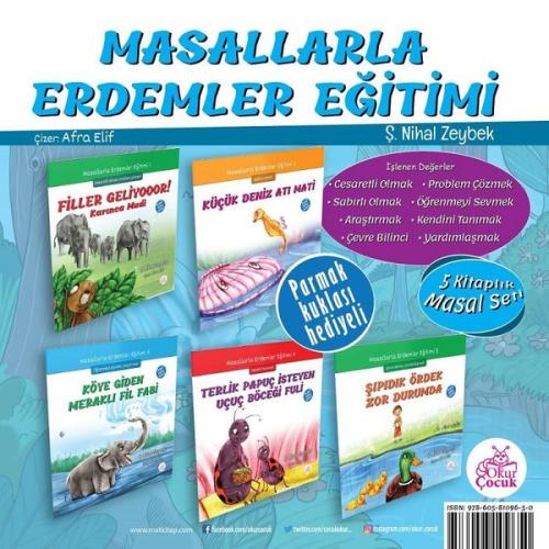 Masallarla Erdemler Eğitimi-5 Kitap Takım | Kitap Ambarı