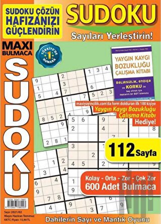 Maxi Bulmaca Sudoku 6 | Kitap Ambarı