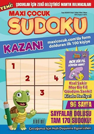 Maxi Çocuk Sudoku 1 | Kitap Ambarı