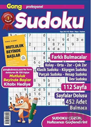 Maxi Gong Profesyonel Sudoku 6 | Kitap Ambarı
