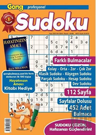 Maxi Gong Profesyonel Sudoku 8 | Kitap Ambarı