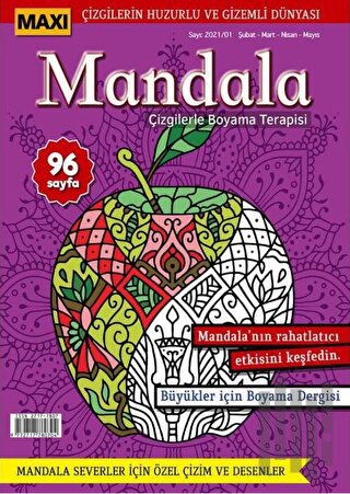 Maxi Mandala Çizgilerle Boyama Terapisi 3 | Kitap Ambarı