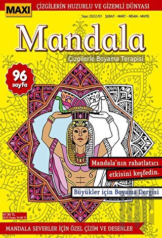 Maxi Mandala Çizgilerle Boyama Terapisi 6