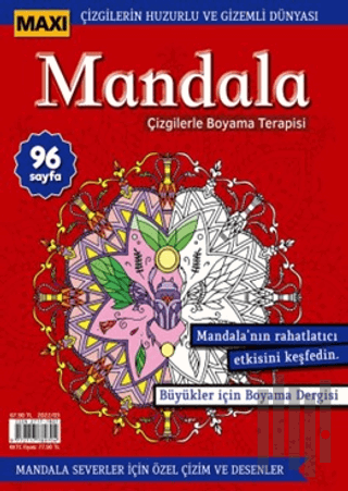 Maxi Mandala Çizgilerle Boyama Terapisi 8 | Kitap Ambarı