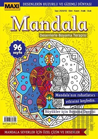Maxi Mandala Desenlerle Boyama Terapisi 2 | Kitap Ambarı