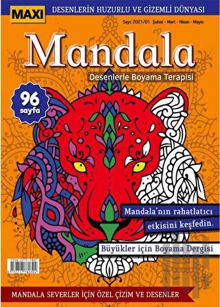 Maxi Mandala Desenlerle Boyama Terapisi 3 | Kitap Ambarı
