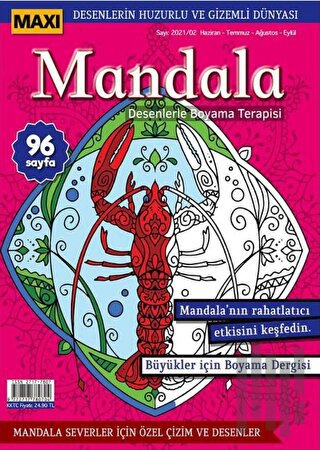 Maxi Mandala Desenlerle Boyama Terapisi 4 | Kitap Ambarı
