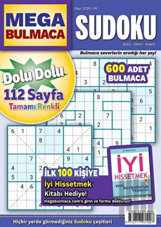 Maxi Mega Sudoku Bulmaca 1 | Kitap Ambarı
