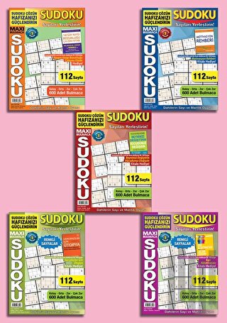 Maxi Sudoku 5’Li Set 2 | Kitap Ambarı