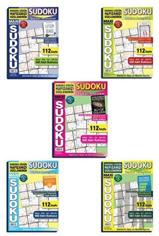 Maxi Sudoku 5'li Set | Kitap Ambarı