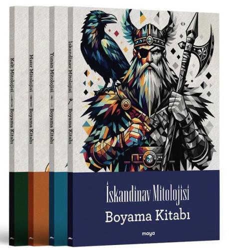 Maya Mitoloji Boyama Seti - 4 Kitap | Kitap Ambarı
