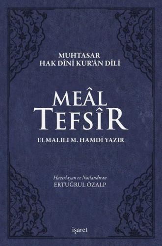 Meal Tefsir - Muhtasar Hak Dini Kur’an Dili (Mavi Renkte) (Ciltli) | K