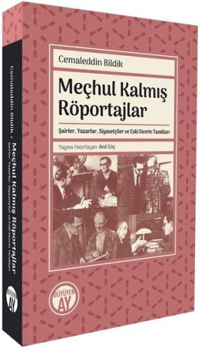 Meçhul Kalmış Röportajlar - Şairler Yazarlar Siyasetçiler ve Eski Devr