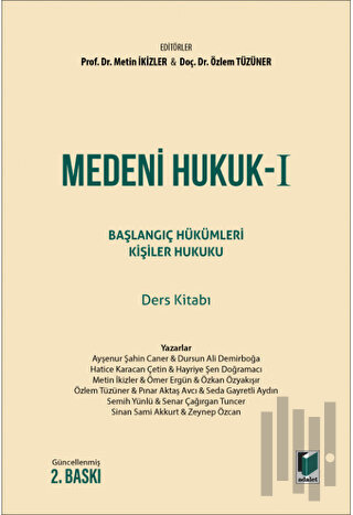 Medeni Hukuk - I (Ciltli)