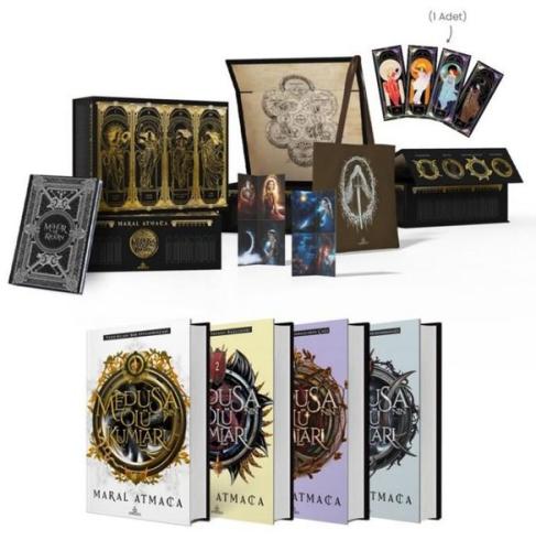 Medusa'nın Ölü Kumları Serisi - Hediyeli Mıknatıslı Kutu (Ciltli) | Ki