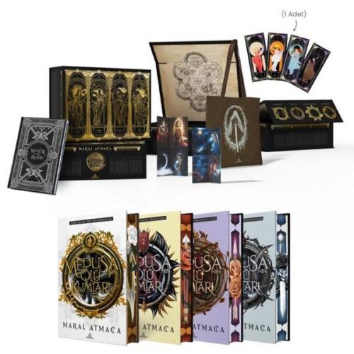 Medusa'nın Ölü Kumları Serisi - Hediyeli Yan Boyamalı Mıknatıslı Kutu 