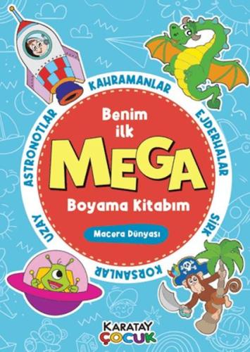 Mega Boyama Kitabım - Macera Dünyası | Kitap Ambarı