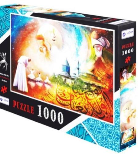 Mevlana Aşkın Yolu 1000 Parça Puzzle 48x68 cm | Kitap Ambarı