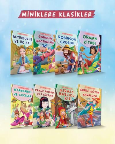 Miniklere Klasikler Seti (8 Kitap Takım) | Kitap Ambarı