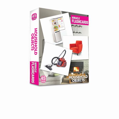 Miracle Flashcards Household Objects (45 Cards) | Kitap Ambarı