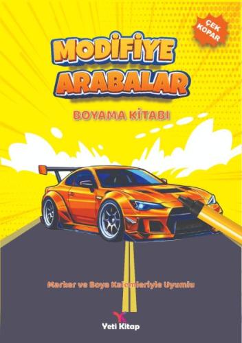 Modifiye Arabalar Boyama Kitabı | Kitap Ambarı