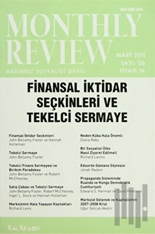 Monthly Review Bağımsız Sosyalist Dergi Sayı: 26 / Mart 2011 | Kitap A