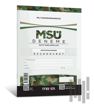 MSÜ Deneme Sınavı | Kitap Ambarı