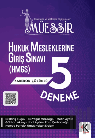 Müessir Hukuk Mesleklerine Giriş Sınavı (HMGS) 5 Deneme Karekod Çözümlü