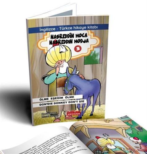Nasreddin Hoca 3 - İngilizce - Türkçe Hikaye Kitabı | Kitap Ambarı