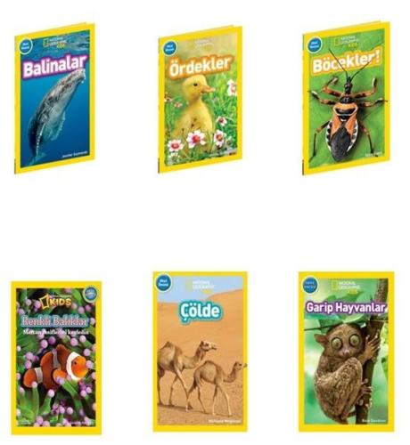 National Geographic Kids Okul Öncesi Serisi Seti - 6 Kitap Takım