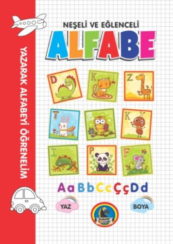 Neşeli ve Eğlenceli Alfabe Boyama | Kitap Ambarı