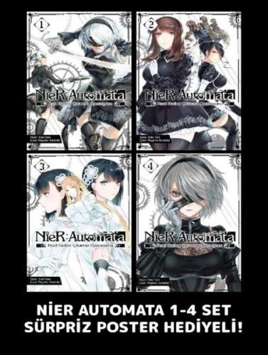 Nier: Automata 1 - 4 - Poster Hediyeli Set
