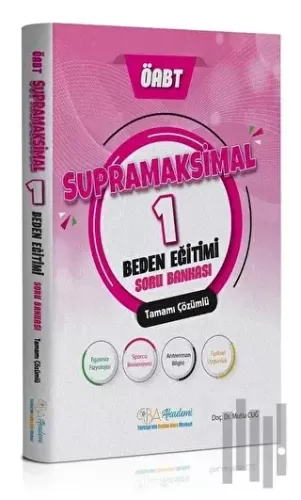 ÖABT Beden Eğitimi Supramaksimal - 1 Soru Bankası Çözümlü | Kitap Amba