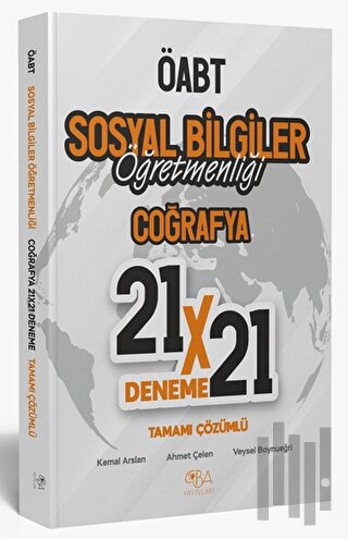 ÖABT Sosyal Bilgiler Coğrafya 21x21 Deneme Çözümlü