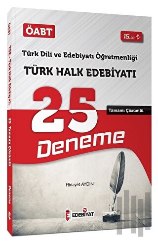 ÖABT Türk Dili Edebiyatı Türk Halk Edebiyatı 25 Deneme Çözümlü