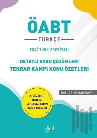 ÖABT Türkçe Detaylı Soru Çözümleri Tekrar Kampı Konu Özetleri | Kitap 