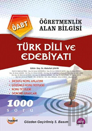 Öğretmenlik Alan Bilgisi Türk Dili ve Edebiyatı | Kitap Ambarı