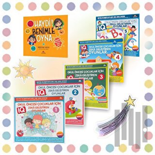 Okul Öncesi Çocuklar İçin IQ Zeka Geliştiren Oyunlar (6 kitap) | Kitap
