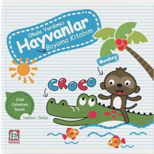Okula Yardımcı Hayvanlar Boyama Kitabım | Kitap Ambarı