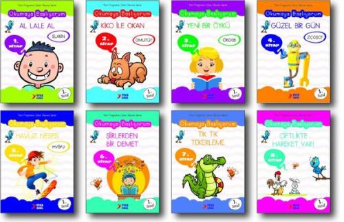 Okumaya Başlıyorum - Elakin (8 Kitap) | Kitap Ambarı