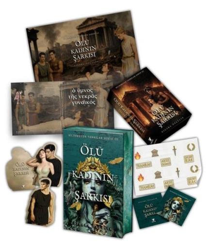 Ölü Kadının Şarkısı - Bilinmeyen Tanrılar Serisi 3 Seti - Yan Boyamalı - Kutulu (Ciltli)