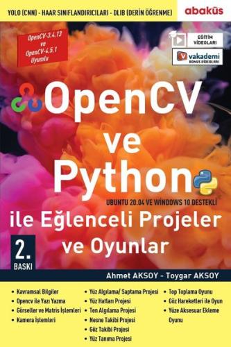 OpenCV ve Python ile Eğlenceli Projeler ve Oyunlar | Kitap Ambarı