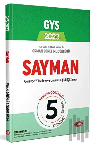 Orman Genel Müdürlüğü Sayman Görevde Yükselme Sınavı Tamamı Çözümlü 5 Deneme