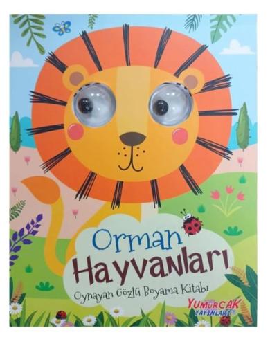 Orman Hayvanları - Oynayan Gözlü Boyama Kitabı | Kitap Ambarı