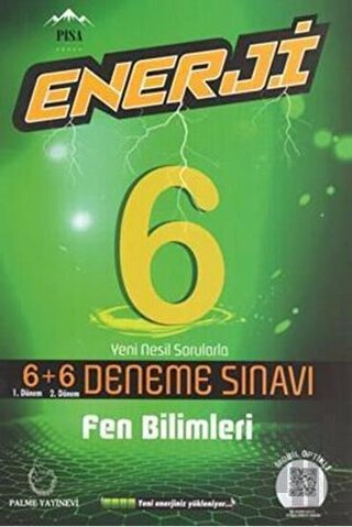 Palme 6. Sınıf Enerji Fen Bilimleri 6+6 Deneme Sınavı | Kitap Ambarı